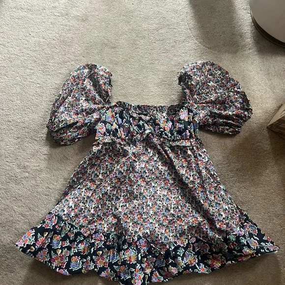 For Love And Lemons Hudson Multicolor Floral Mini Dress - Picture 5 of 7